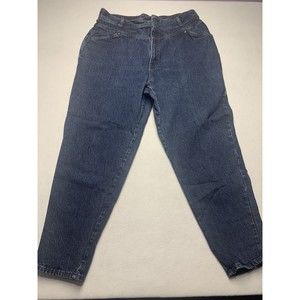 Levis Mom Jeans Taper Vintage High Waist Back Seam USA Made 1980s Plus Size 24